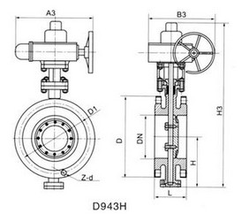 d943h电动蝶阀